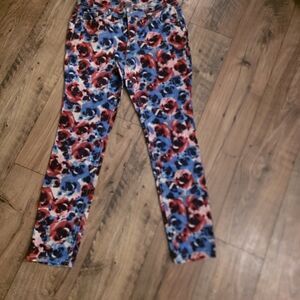 Floral Straight Leg Jeans